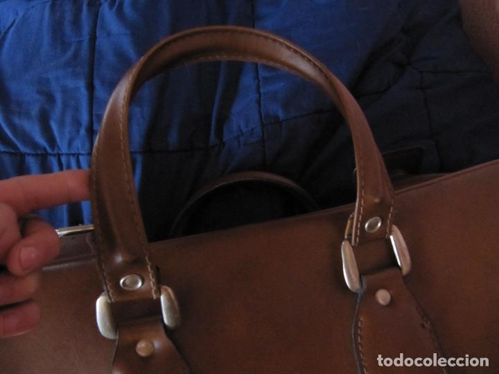 Vintage: Maleta antigua marron - Foto 5
