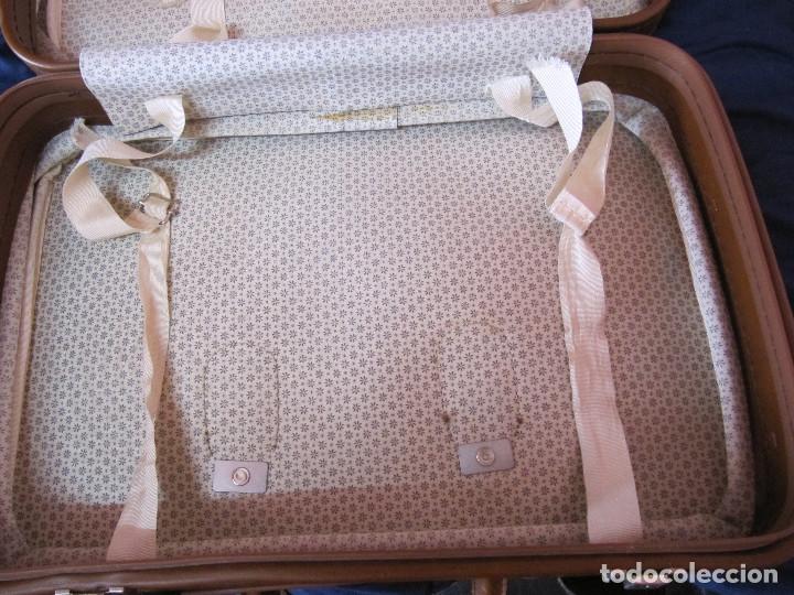 Vintage: Maleta antigua marron - Foto 10