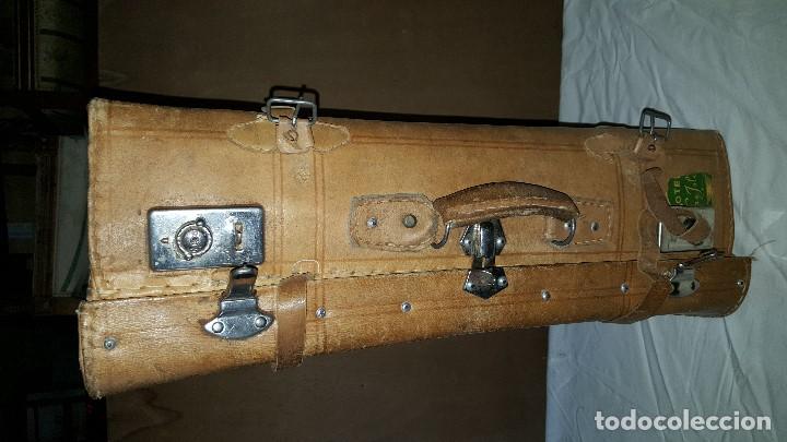 Vintage: MALETA PIEL ANTIGUA - Foto 8