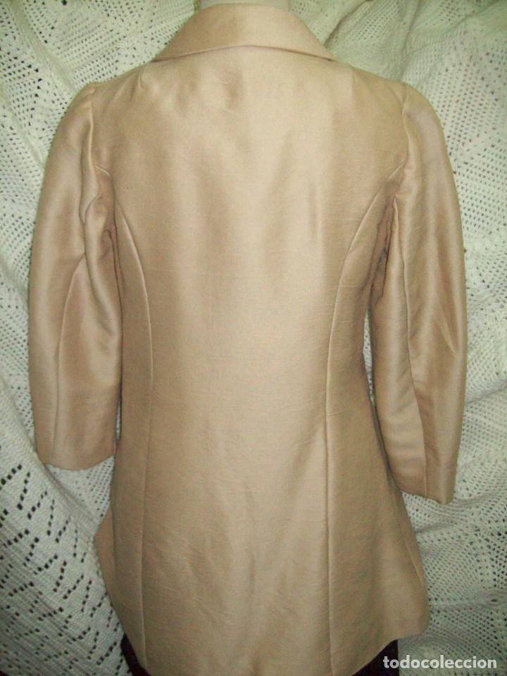 Vintage: ABRIGO A&Ntilde;OS 60 BEIGE DE ALPACA DE SEDA - Foto 2