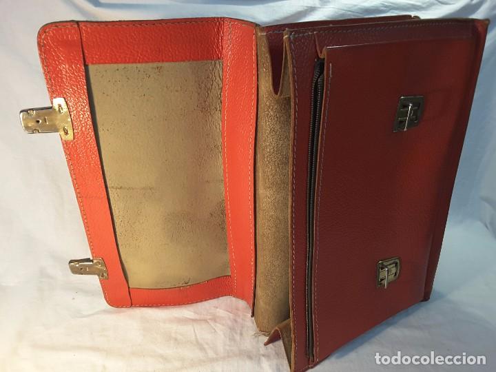 Vintage: Cartera de cuero, a&ntilde;os 60 - Foto 3