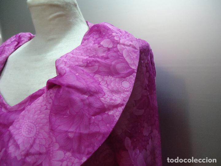 Vintage: VESTIDO ESTAMPADO A&Ntilde;OS 70 - Foto 4