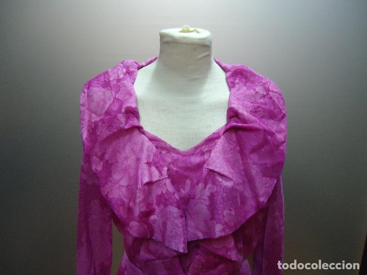 Vintage: VESTIDO ESTAMPADO A&Ntilde;OS 70 - Foto 5