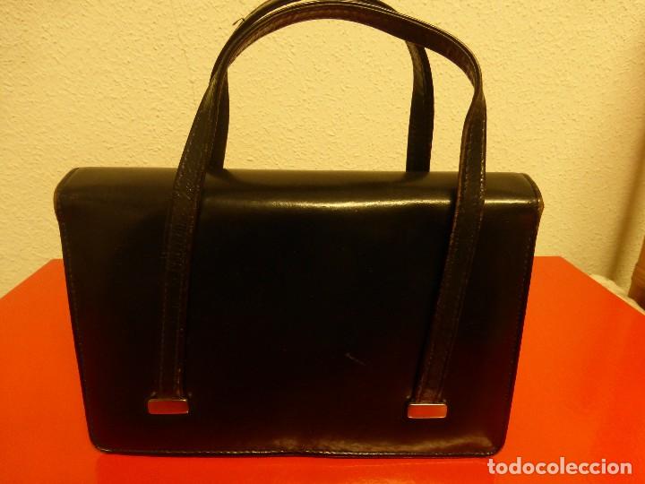 Vintage: BOLSO DE PIEL A&Ntilde;OS 60 - Foto 1