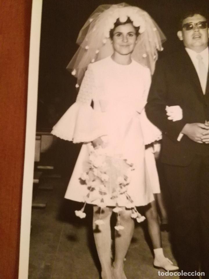 Vintage: Traje y tocado de novia - Foto 1