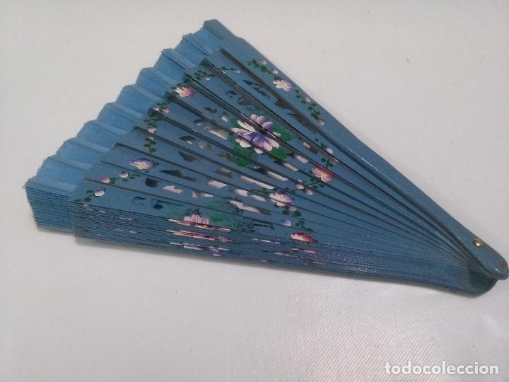 Vintage: abanico pintado a mano - Foto 4