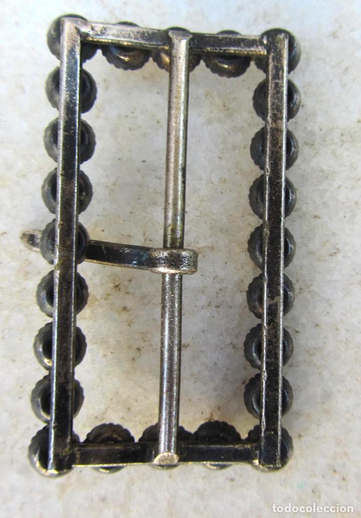 Vintage: hebilla plata y strass - Foto 2