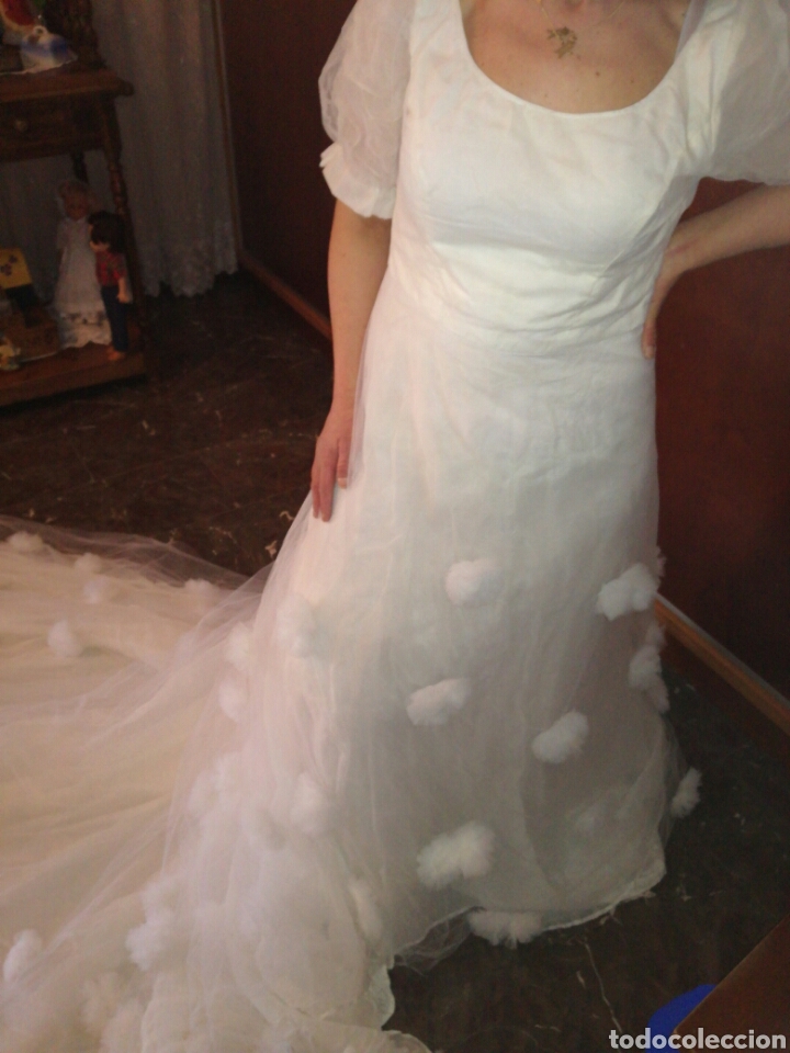 antiguo vestido de novia años 60 - Buy Vintage Fashion For Women at  todocoleccion - 81104570