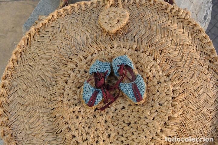 Vintage: BOLSO DE ESPARTO - Foto 2