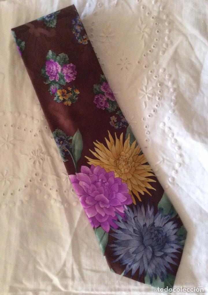 Vintage: PRECIOSA CORBATA DE SEDA LEONARD PARIS N 67841 - Foto 4