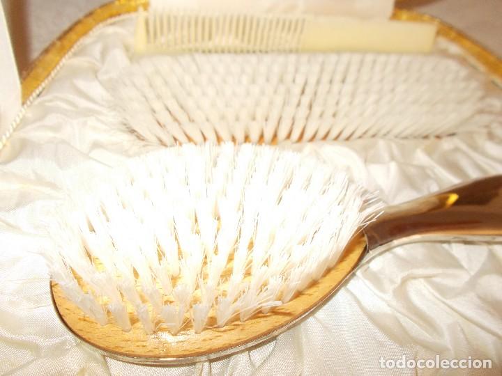 Vintage: JUEGO DE TOCADOR DE ALPACA BLANCA - Foto 5