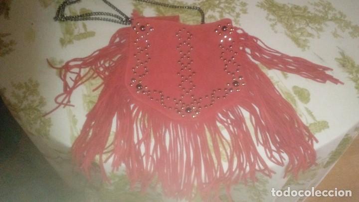 Vintage: BOLSO PIEL MANGO