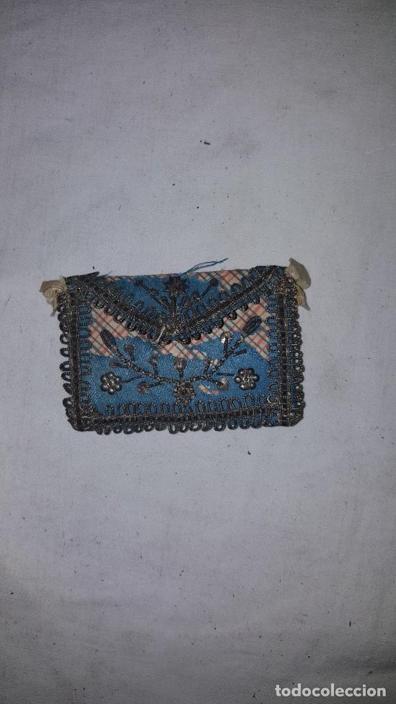 Vintage: SOBRECITO CARTAS CON ADORNOS DE PLATA - Foto 1