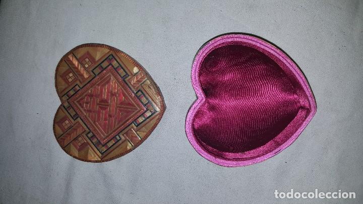Vintage: CAJA JOYERO CON FORMA DE CORAZON - Foto 5