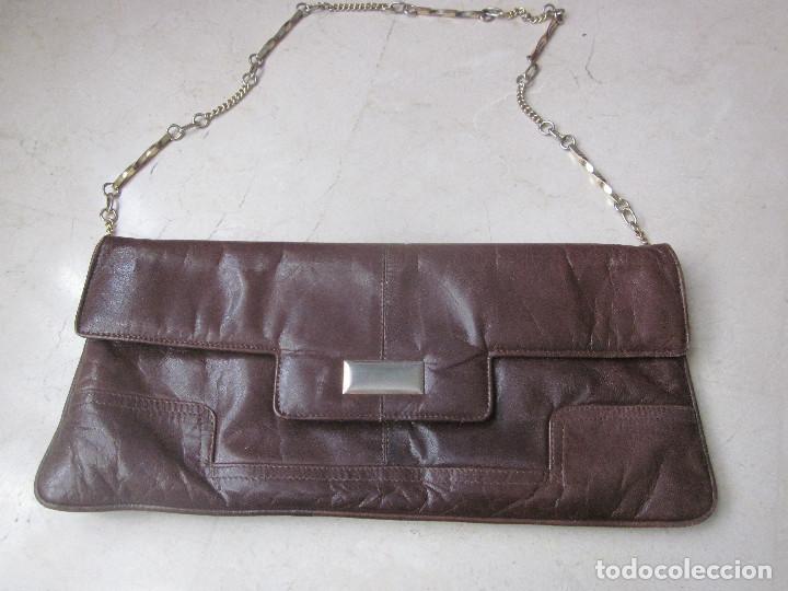 Vintage: BOLSO DE PIEL VINTAGE - Foto 1