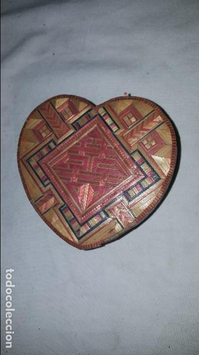 Vintage: CAJA JOYERO CON FORMA DE CORAZON - Foto 1
