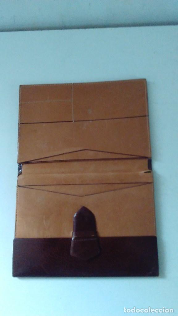 Vintage: Cartera billetero de caballero de piel - Foto 1