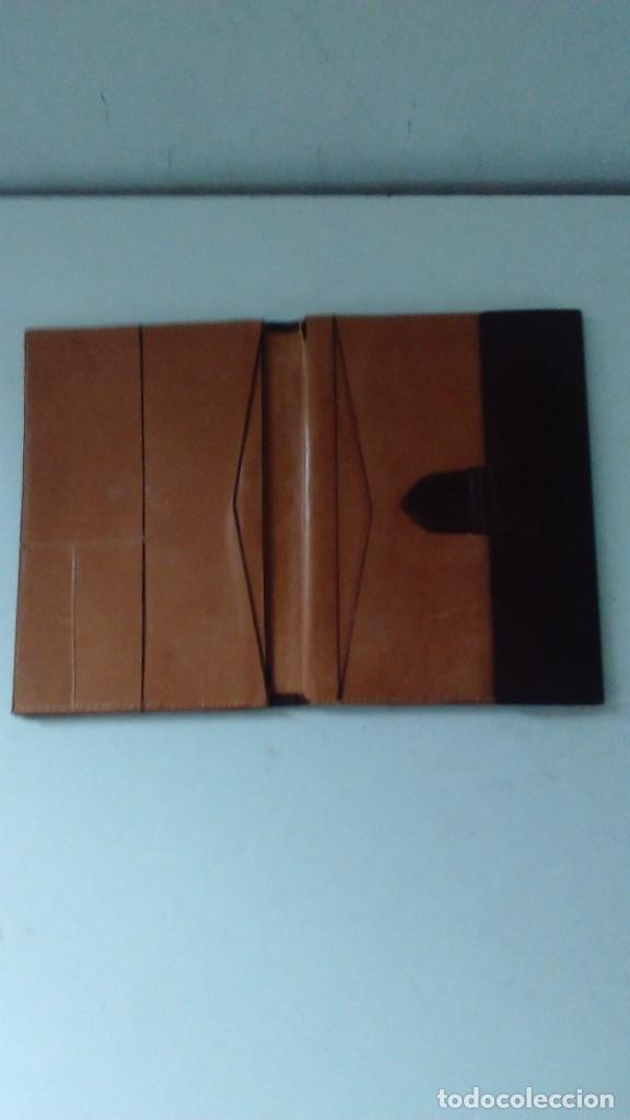 Vintage: Cartera billetero de caballero de piel - Foto 8