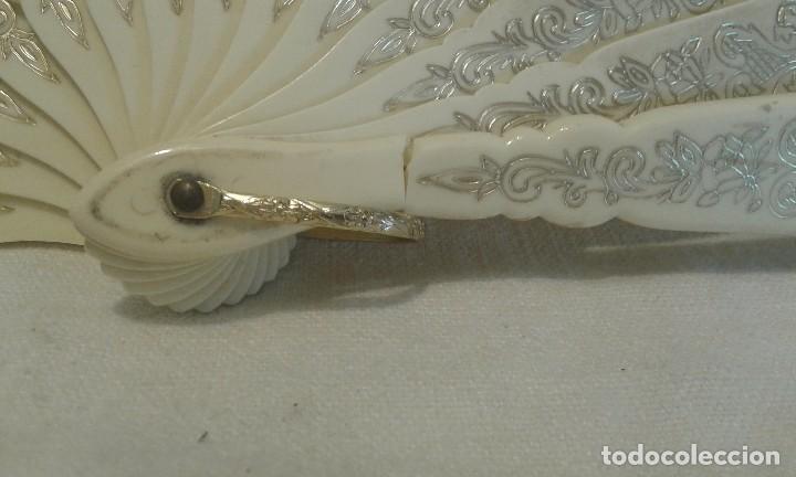 Vintage: Abanico 32 cm folklore espa&ntilde;ol - Foto 5