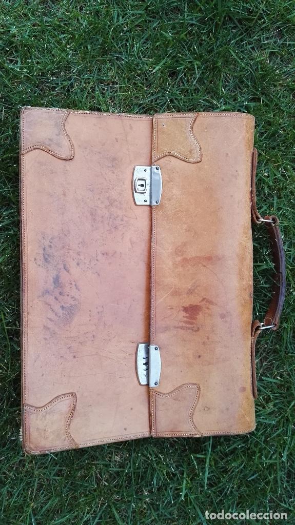 Vintage: Cartera de cuero - Foto 1