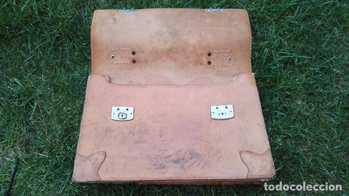 Vintage: Cartera de cuero - Foto 2