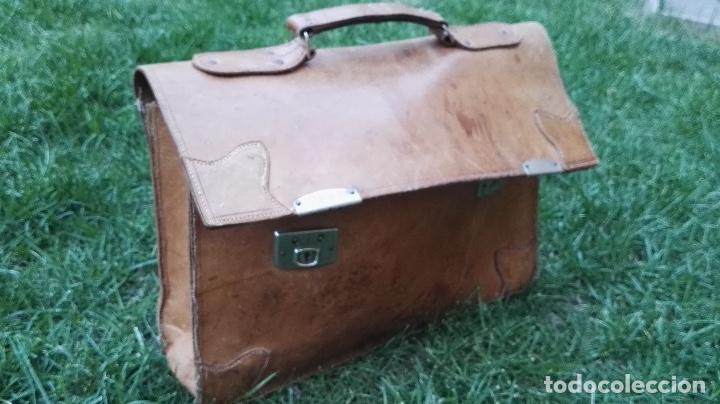 Vintage: Cartera de cuero - Foto 9