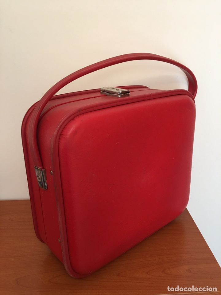 maletín fin de semana - antigua maleta roja- vi - Comprar Acessórios  vintage no todocoleccion