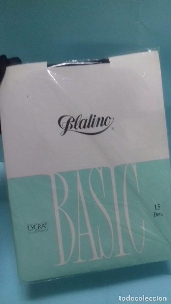 Vintage: Pantys Lycra PLATINO BASIC 15 DEN. Negro. Precio: 395 PTAS. - Foto 1