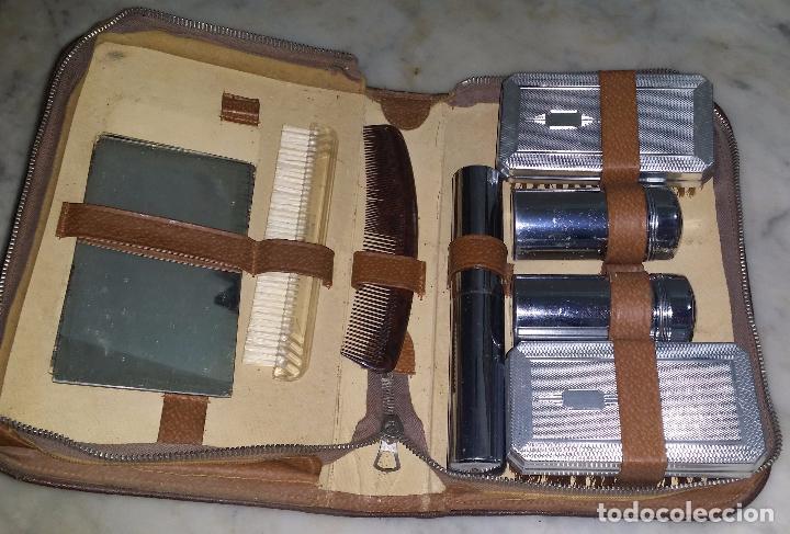 Vintage: Estuche neceser de viaje - Foto 1