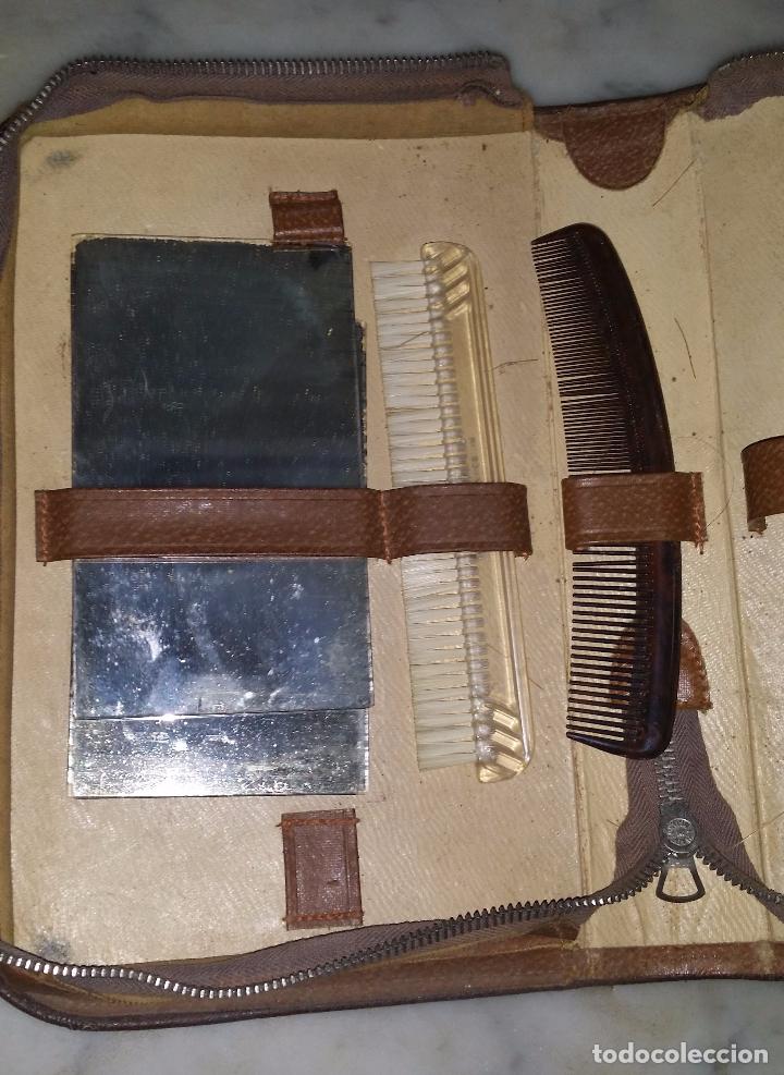 Vintage: Estuche neceser de viaje - Foto 3