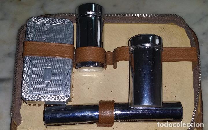 Vintage: Estuche neceser de viaje - Foto 7