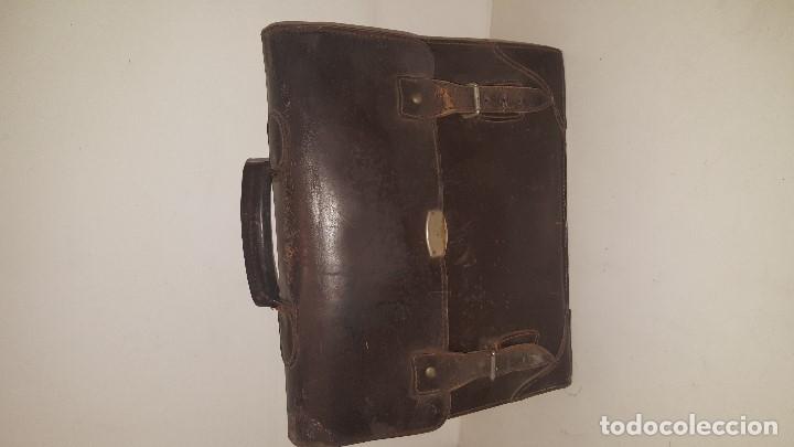 Vintage: MALETIN ANTIGUO CUERO - Foto 12