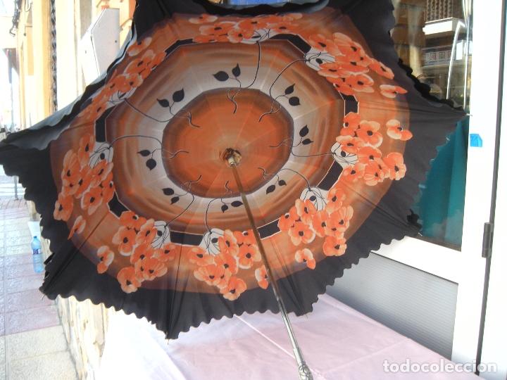 Vintage: SOMBRILLA DE DOBLE TEJIDO - Foto 1