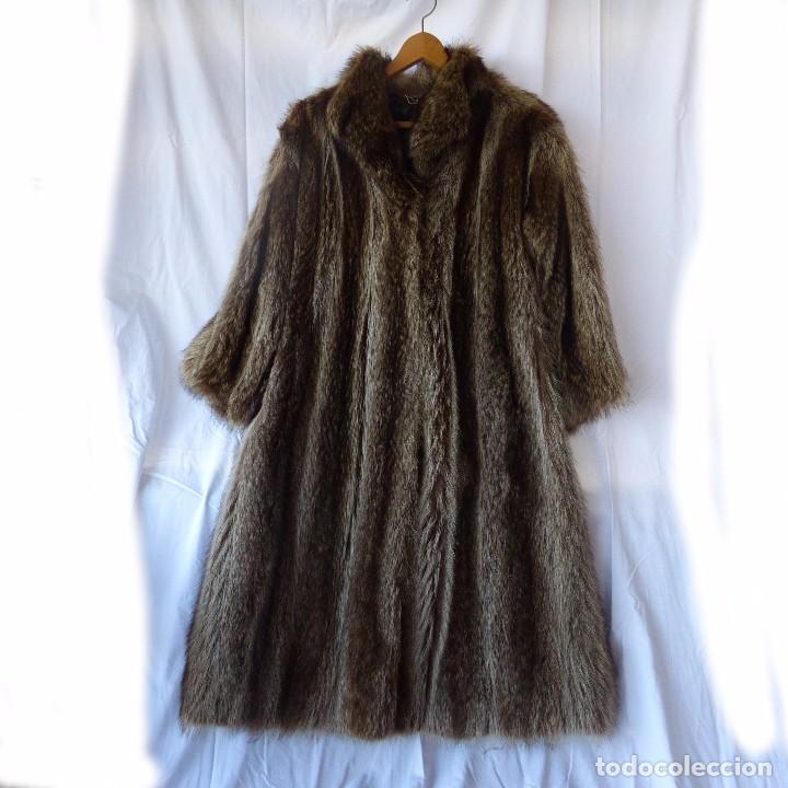 Vintage: Abrigo de piel de lobo. - Foto 1 - 92816725