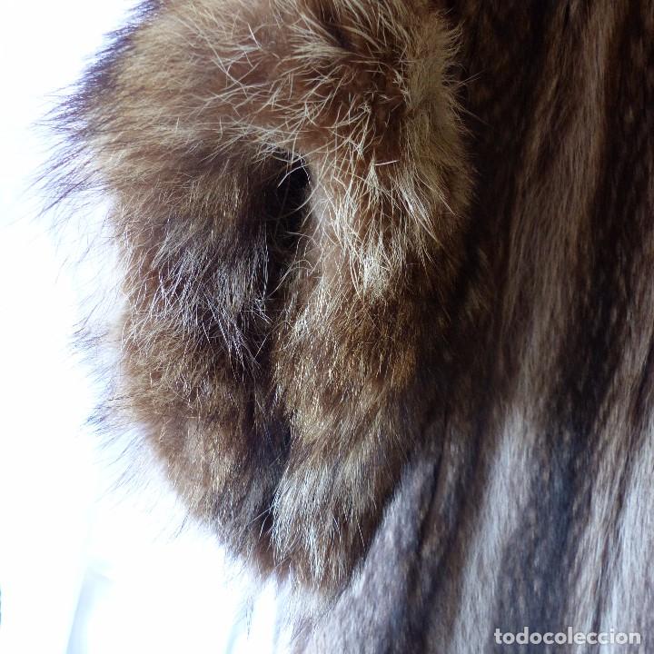 Vintage: Abrigo de piel de lobo. - Foto 4