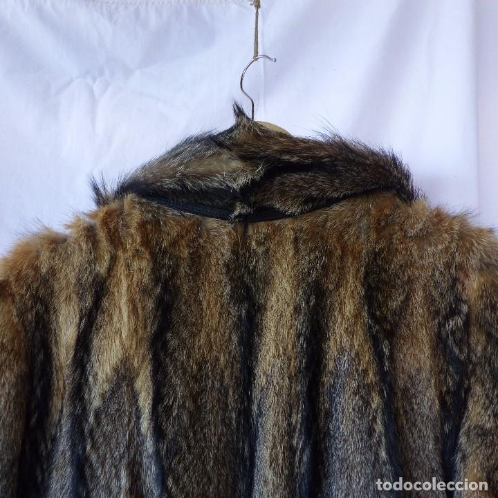 Vintage: Abrigo de piel de lobo. - Foto 4