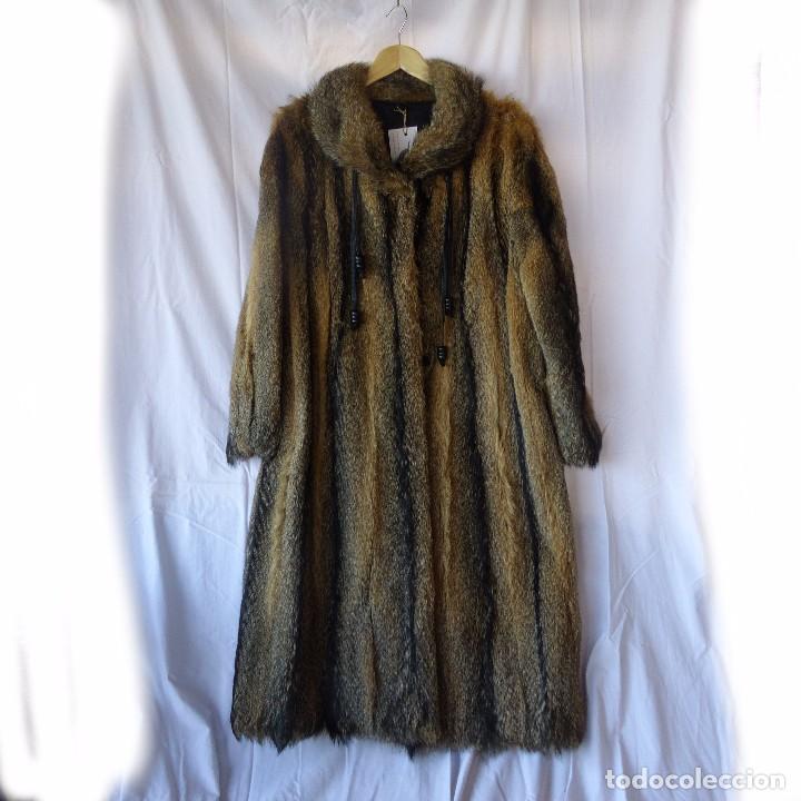 Vintage: Abrigo de piel de lobo. - Foto 8