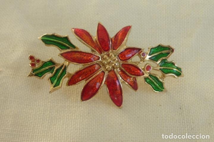 Vintage: Lote de dos pin vintage navide&ntilde;os - Foto 2