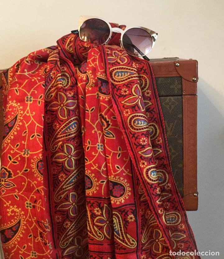 Vintage: FOULARD VINTAGE SEDA NATURAL - Foto 5