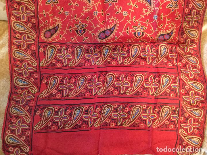 Vintage: FOULARD VINTAGE SEDA NATURAL - Foto 7