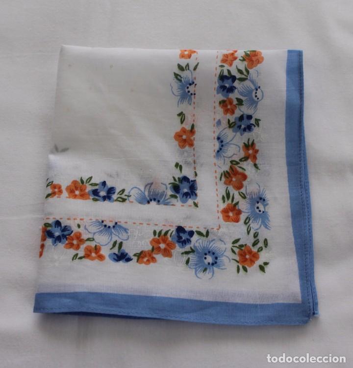 Vintage: PA&Ntilde;UELO DE ALGODON FLOREADO - Foto 4