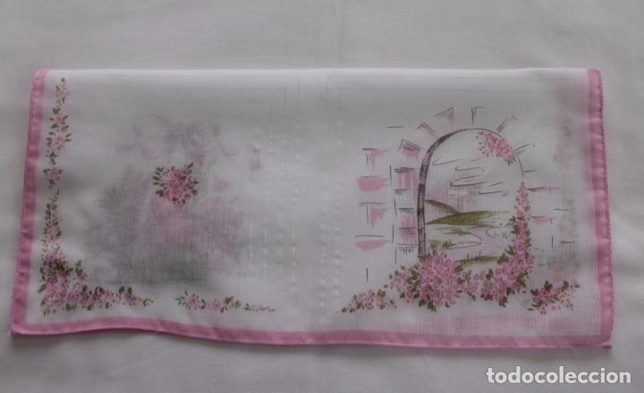 Vintage: PA&Ntilde;UELO DE ALGODON CON FLORES-A&ntilde;os 80 - Foto 3