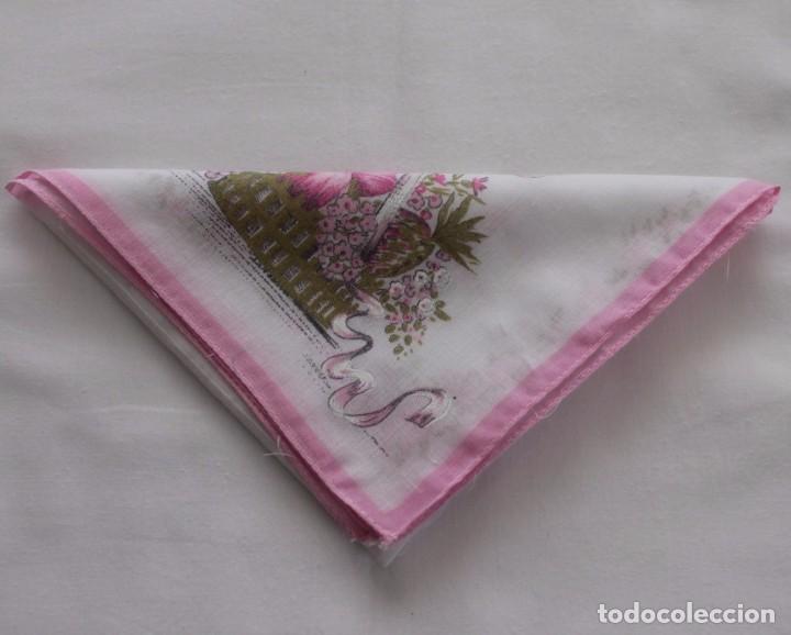Vintage: PA&Ntilde;UELO DE ALGODON CON FLORES-A&ntilde;os 80 - Foto 6