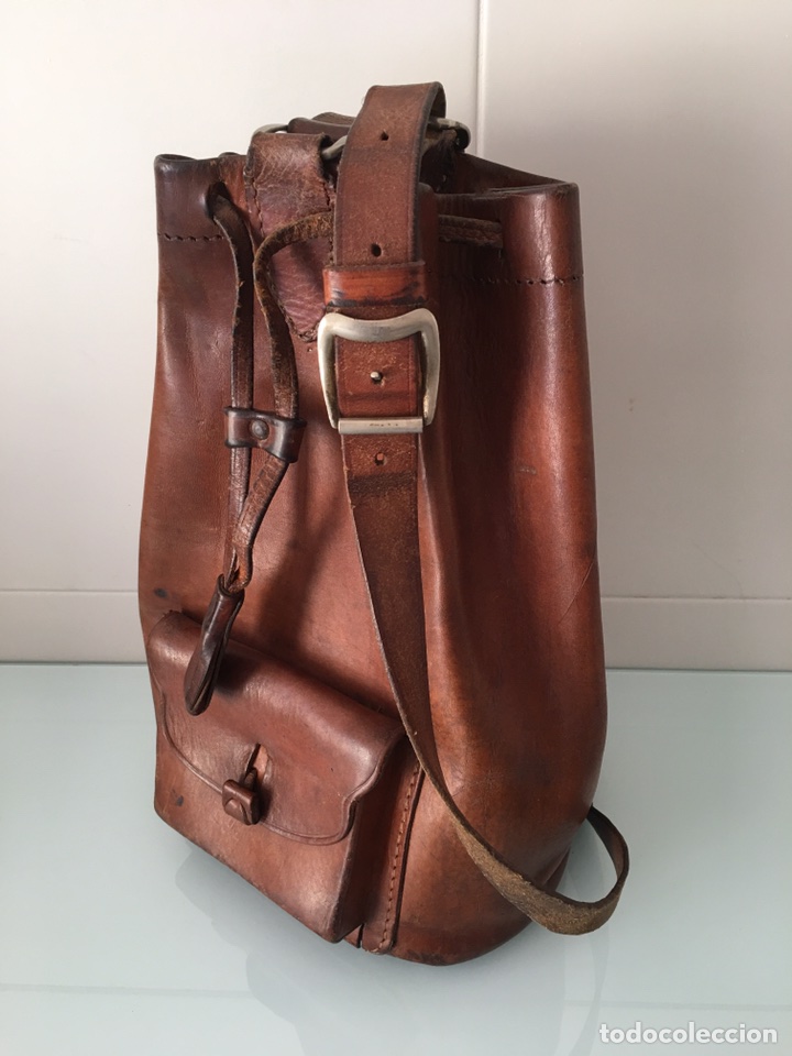 Antiguo bolso de mujer de cuero - vintage años - Vendido en Venta Directa -  94508750