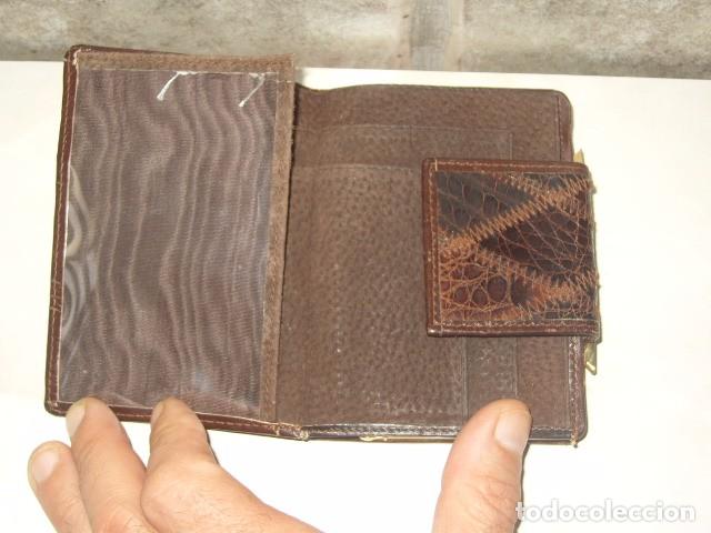 Vintage: CARTERA,MONEDERO ORIGINAL PIEL DE SERPIENTE. - Foto 2