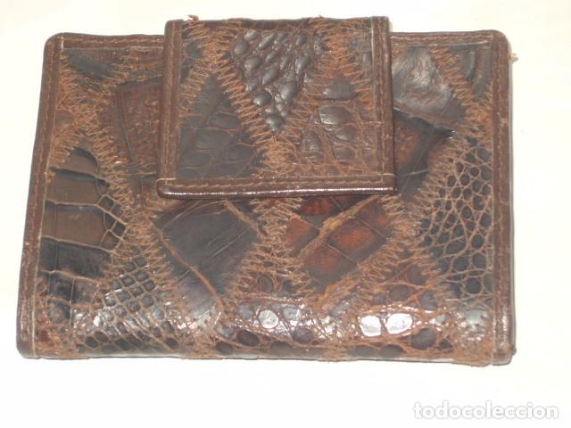 Vintage: CARTERA,MONEDERO ORIGINAL PIEL DE SERPIENTE. - Foto 6