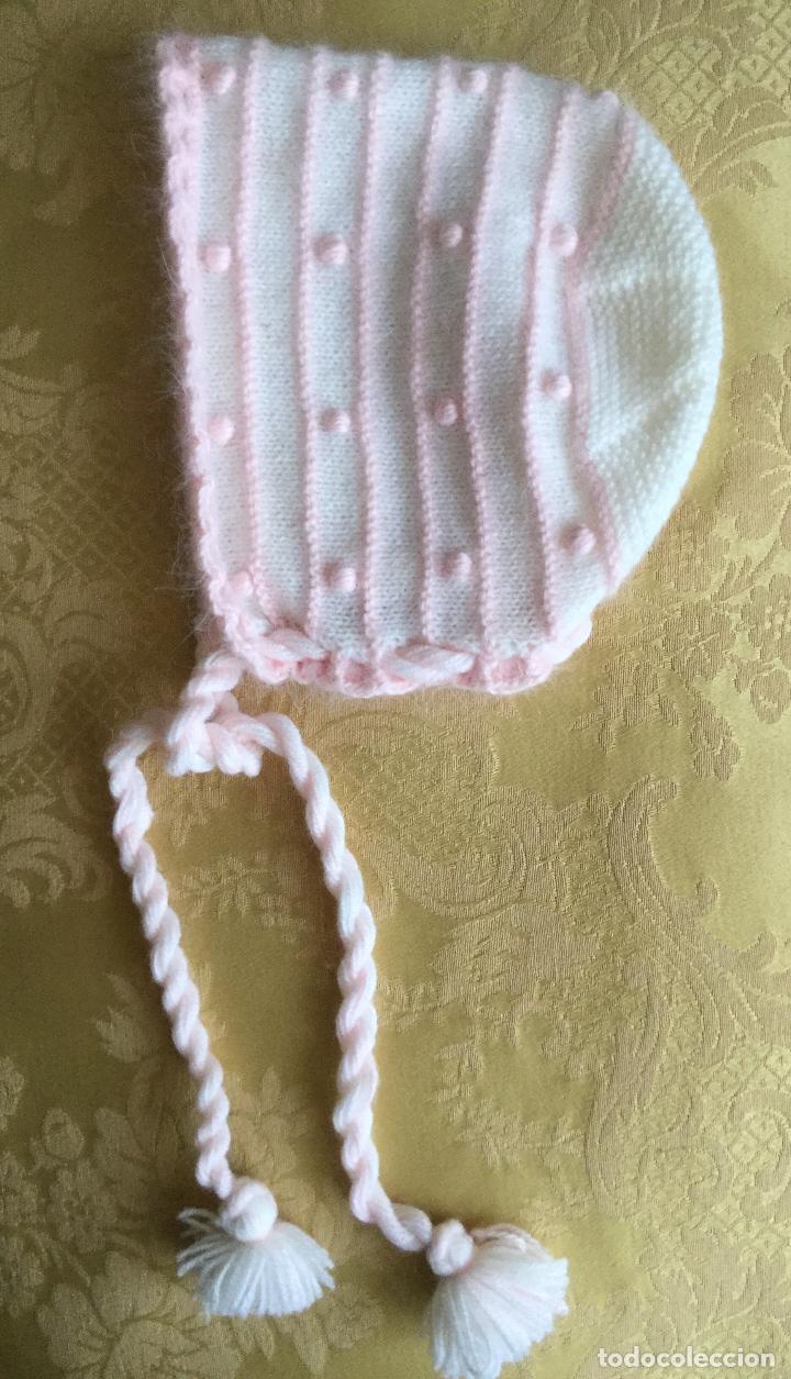 Vintage: GORRO CAPOTA DE BEB&Eacute; A&Ntilde;OS 80 - Foto 1