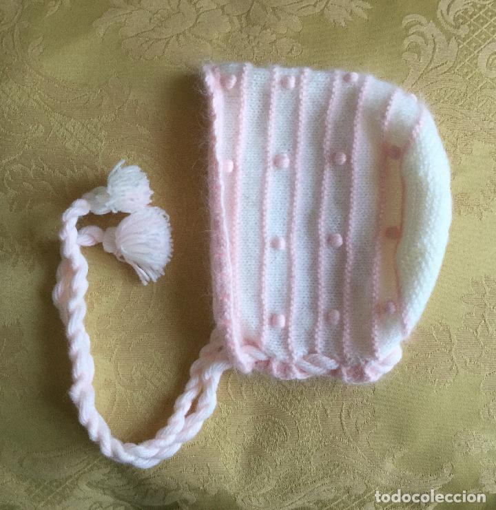 Vintage: GORRO CAPOTA DE BEB&Eacute; A&Ntilde;OS 80 - Foto 4