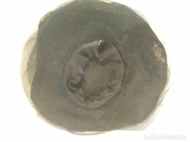 Vintage: Antiguo sombrero de nylon negro - Foto 3