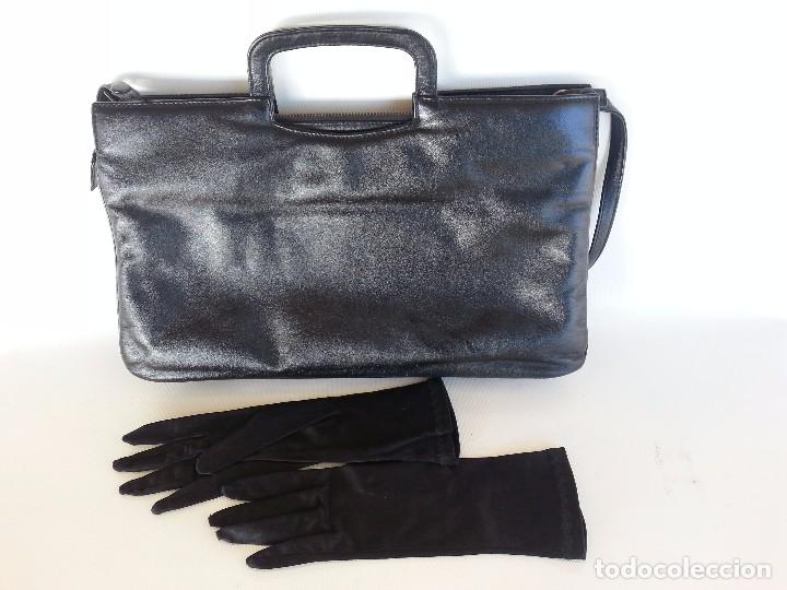 Vintage: Cartera vintage de piel - Foto 3